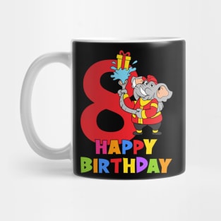 8th Birthday Party 8 Year Old Eight Years Mug